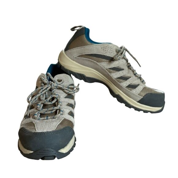 Columbia Crestwood Walking Shoe Womens Size 8.5 Wide Color Pebble Lagoon - Picture 3 of 9